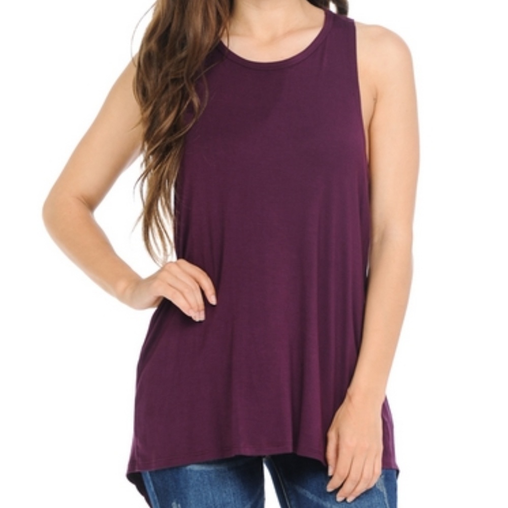 Solid Criss Cross Top
